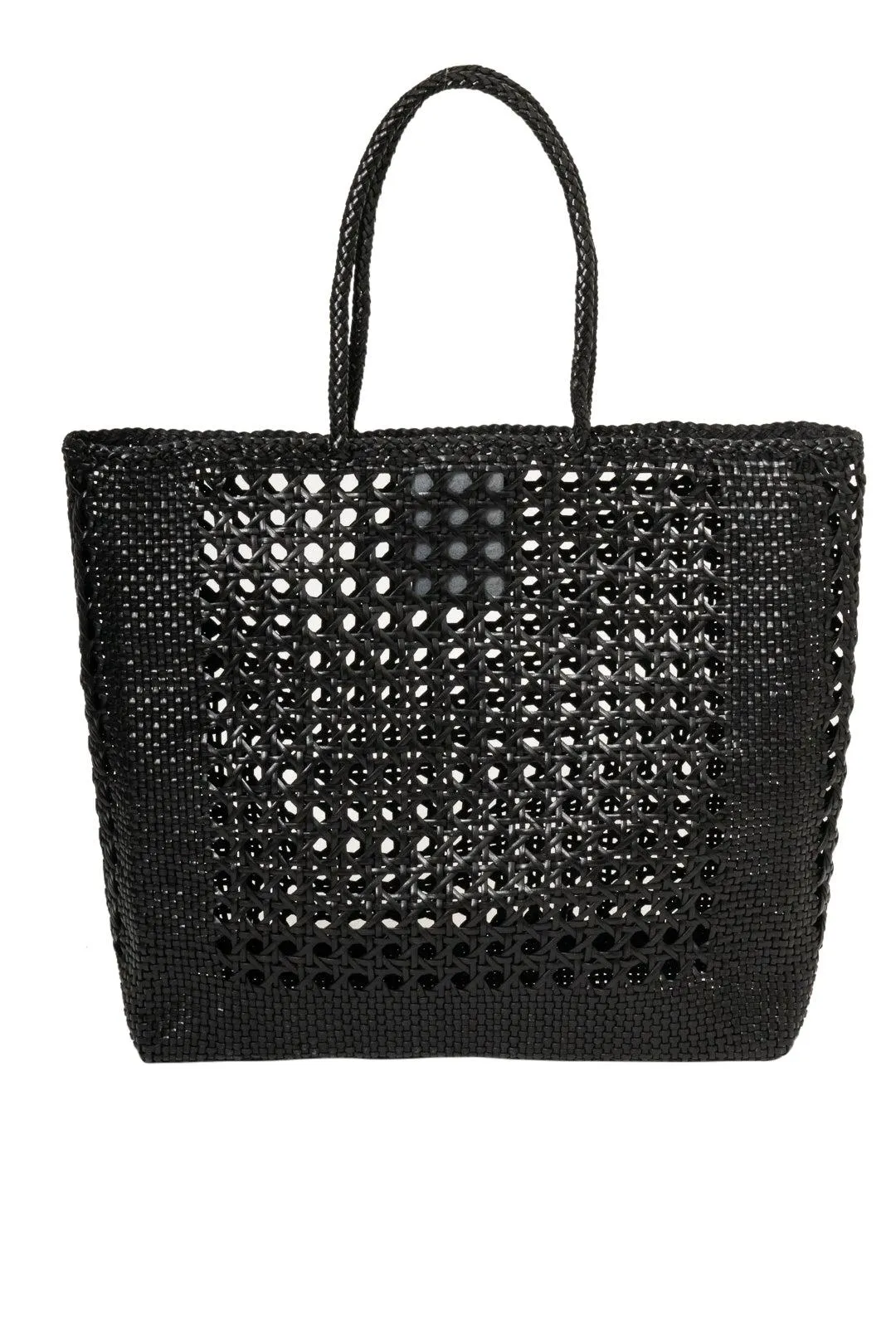 Open Cannage Weave Tote