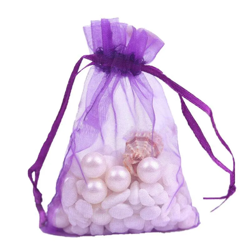 Organza Bags Drawstring Multi-Colour 10-50 Pack