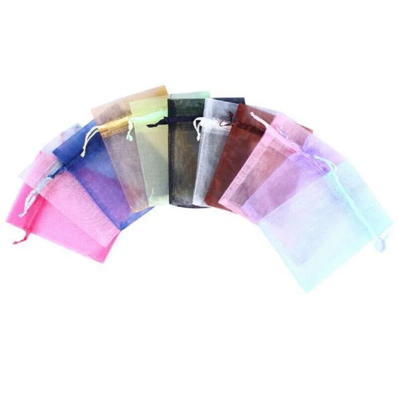 Organza Bags Drawstring Multi-Colour 10-50 Pack
