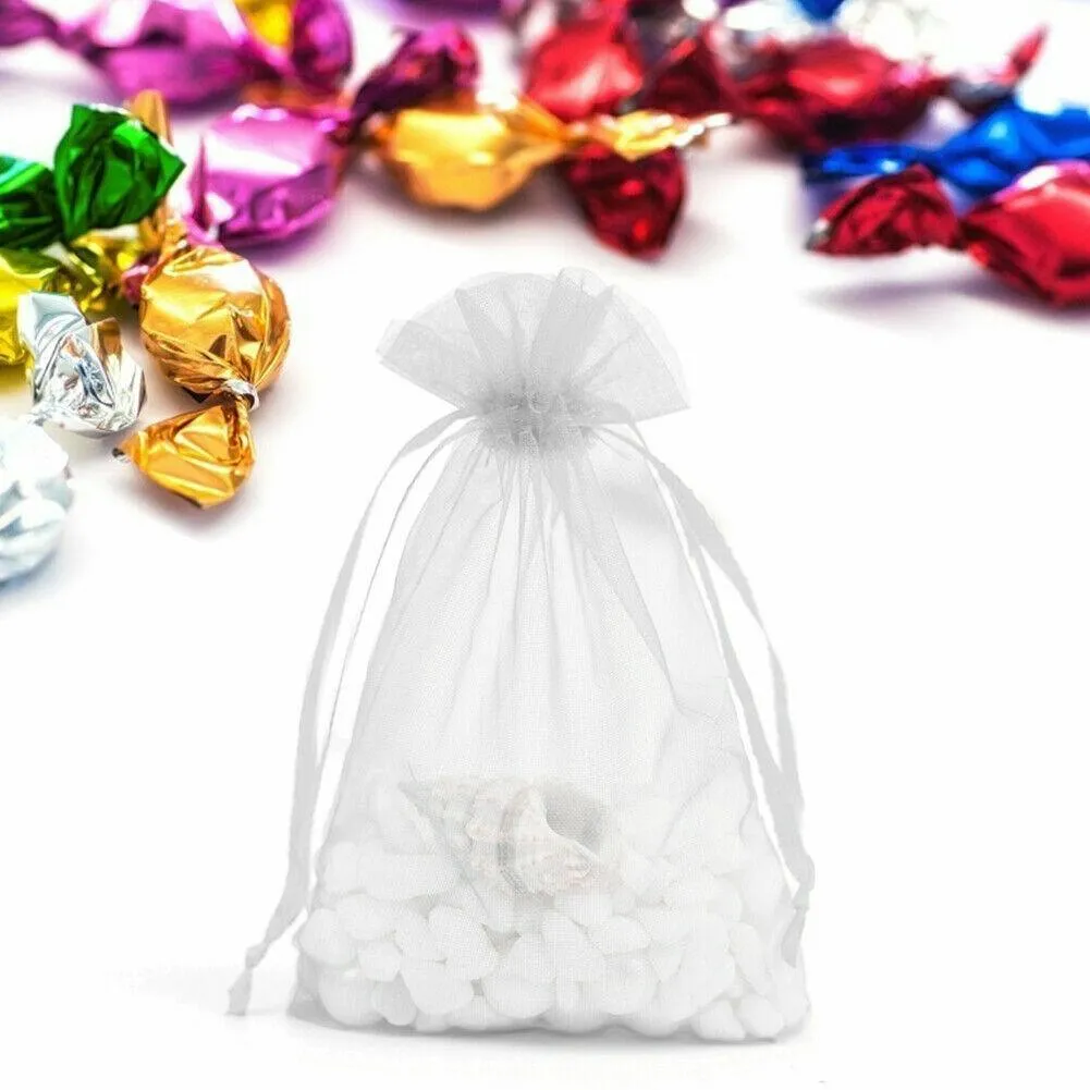 Organza Bags Drawstring Multi-Colour 10-50 Pack