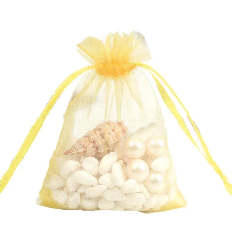 Organza Bags Drawstring Multi-Colour 10-50 Pack