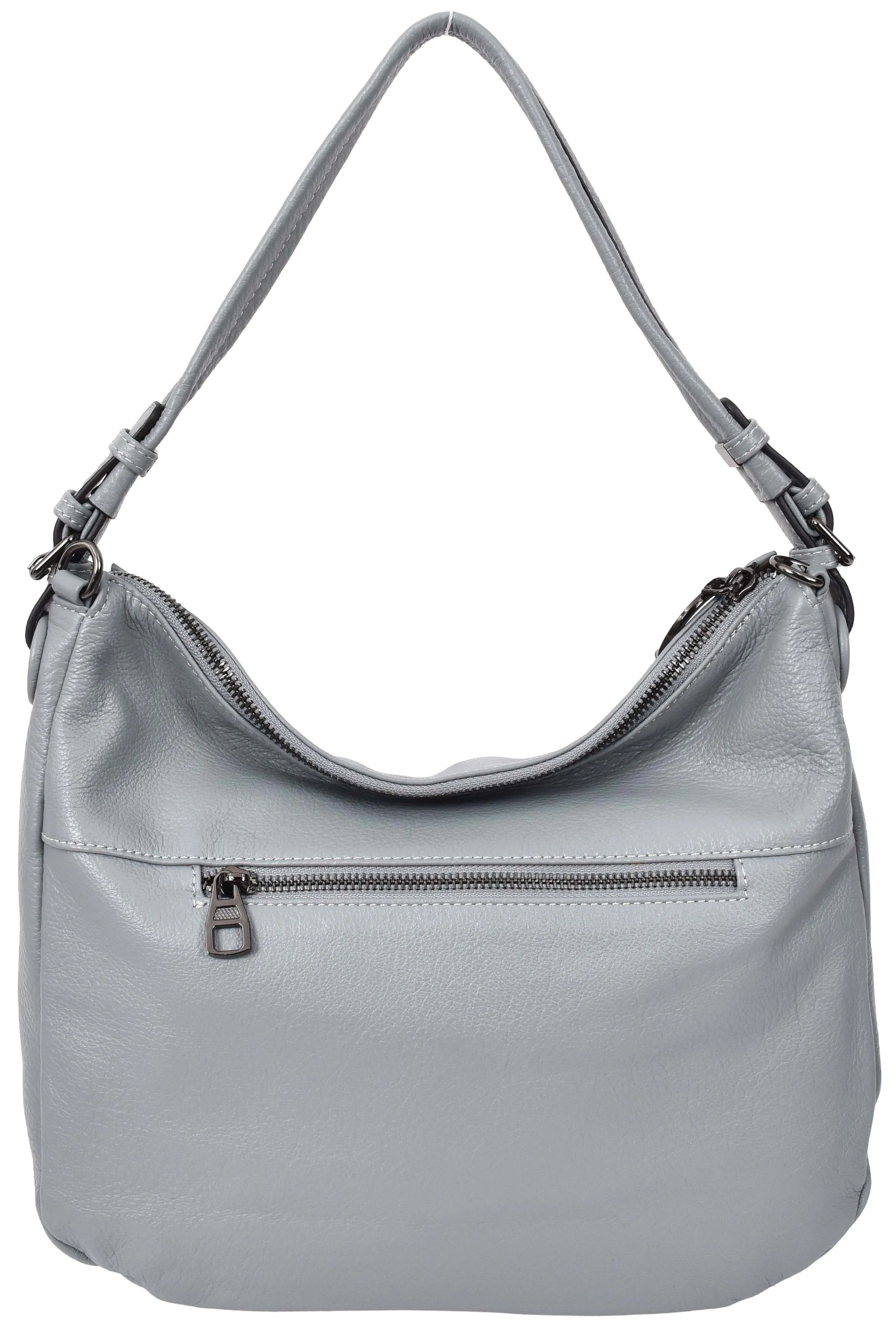 Ottawa Women's Genuine Leather Hobo Style Shoulder Handbag  Blue