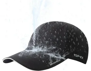 Oversized XL XXL Waterproof All Weather Performance Running Cap Recycled Unstructured Baseball Hat Urban Storm