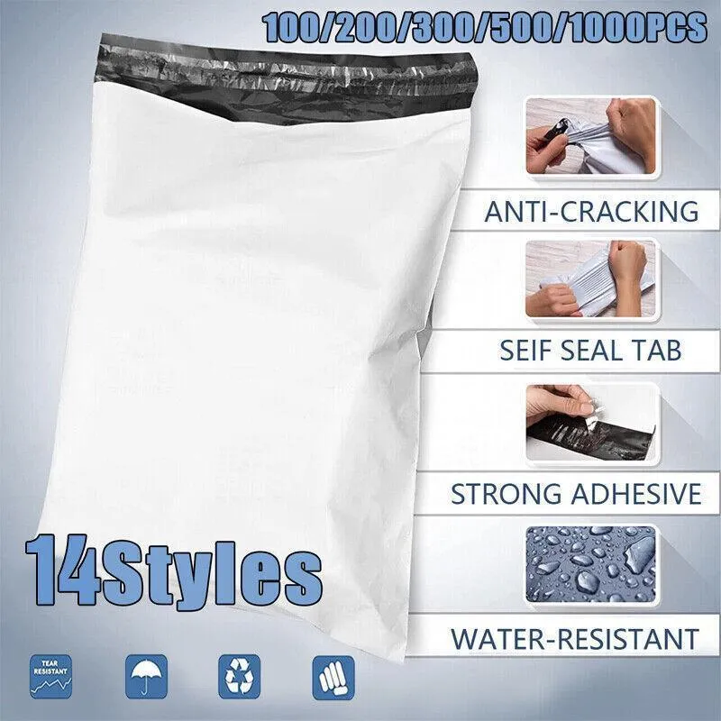 Packing Transporting Bags 100-1000PCS Poly White