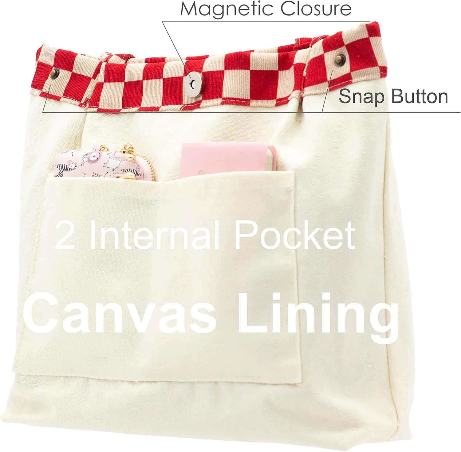 PAZIMIIK Corduroy Tote Bags for Women Travel Reusable Grocery Shopping Shoulder Go-to Everyday Bag for Work