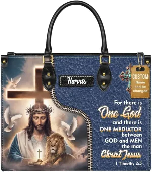 Personalized Leather Handbags with Name & Zipper – Perfect Christian Purses for Women | Ideal Mother's Day Gifts