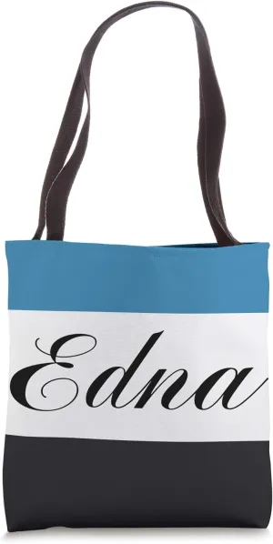 Personalized Name Edna Employee Bridal Birthday Gifts Tote Bag