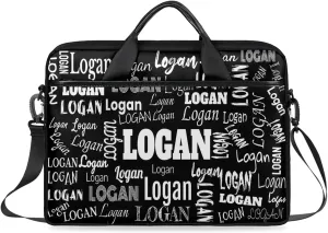 Personalized Name Laptop Bags, Custom Text Laptop Case Shoulder Bag, Computer Bags
