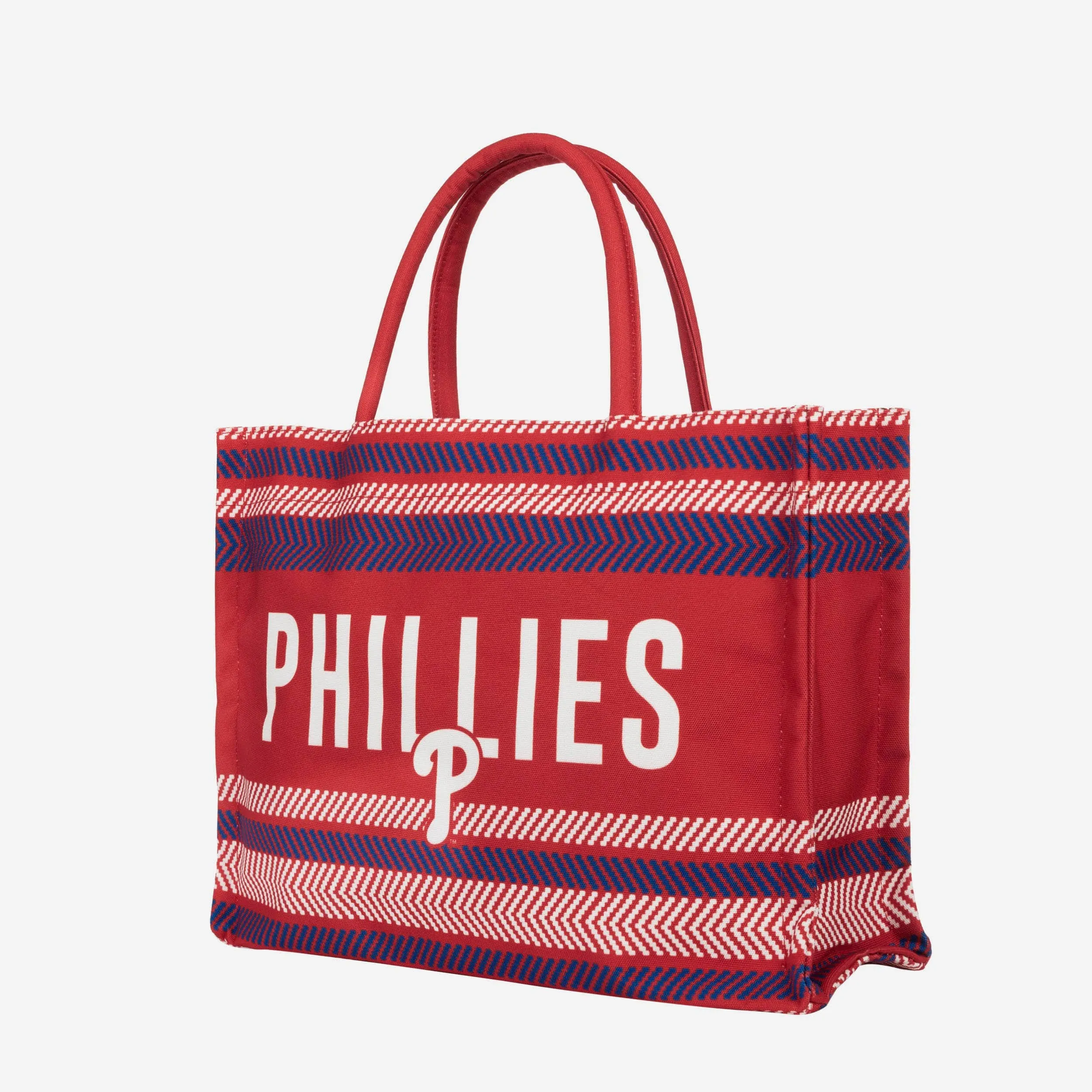 Philadelphia Phillies Stitch Pattern Canvas Tote Bag