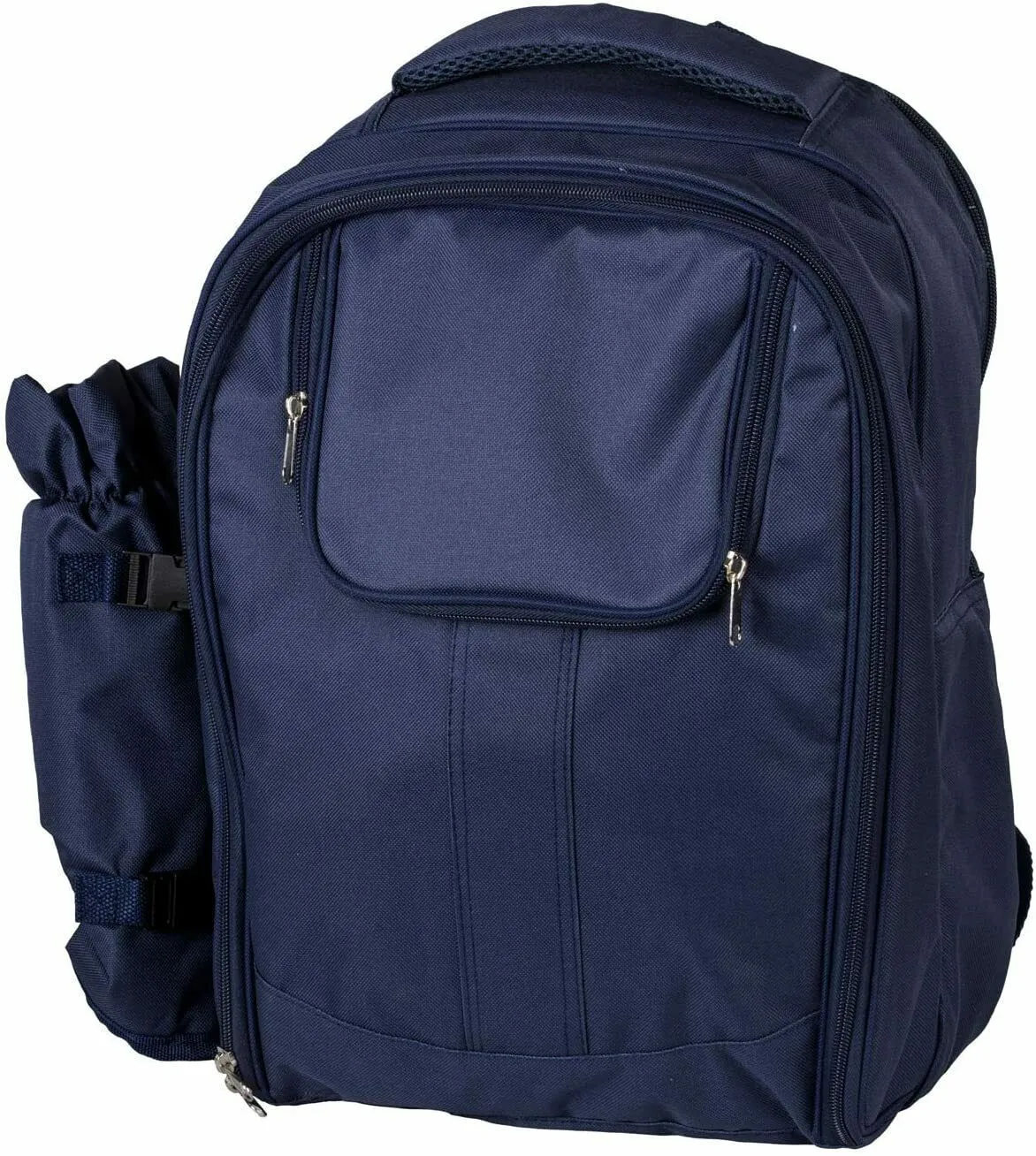 Picnic Basket Backpack Cooler - Insulated Lunch Tote Bag & Dinnerware