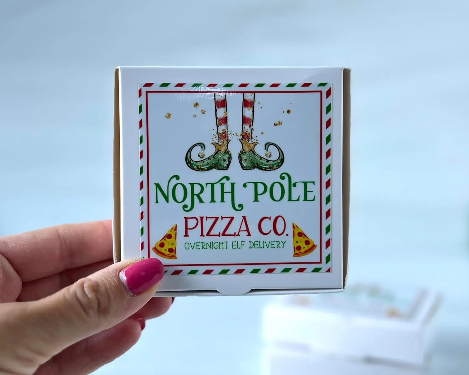 Pizza Box Gift Card Holder Christmas Gift Card, Funny Money Holder for Cash Christmas Gift, 3.5" Mini Pizza Box Gift Card Holder, Best Part of a Pizza is the Dough (I want 3 Gift Card Holders)