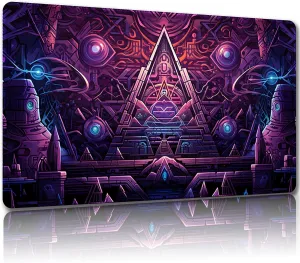 Playmat for MTG, with Free Storage Bags,Game Mat 24 x 14 inches, TCG and Board Game Mat for Cards(Regular,Magic Mat 14)