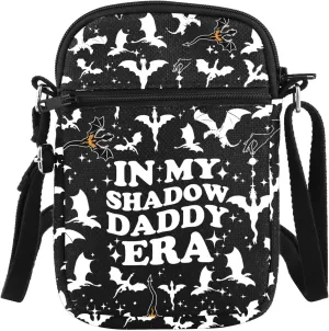 PLITI 4th Wing Gift Dragon Rider Fans Gift Fantasy Reader Gift In My Shadow Daddy Era Fourth Book Inspired Crossbody Bag