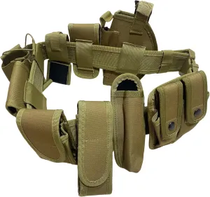Police Security Duty Belt Modular Equipment Law Enforcement Hunting Game Versatile Utility Adjustable