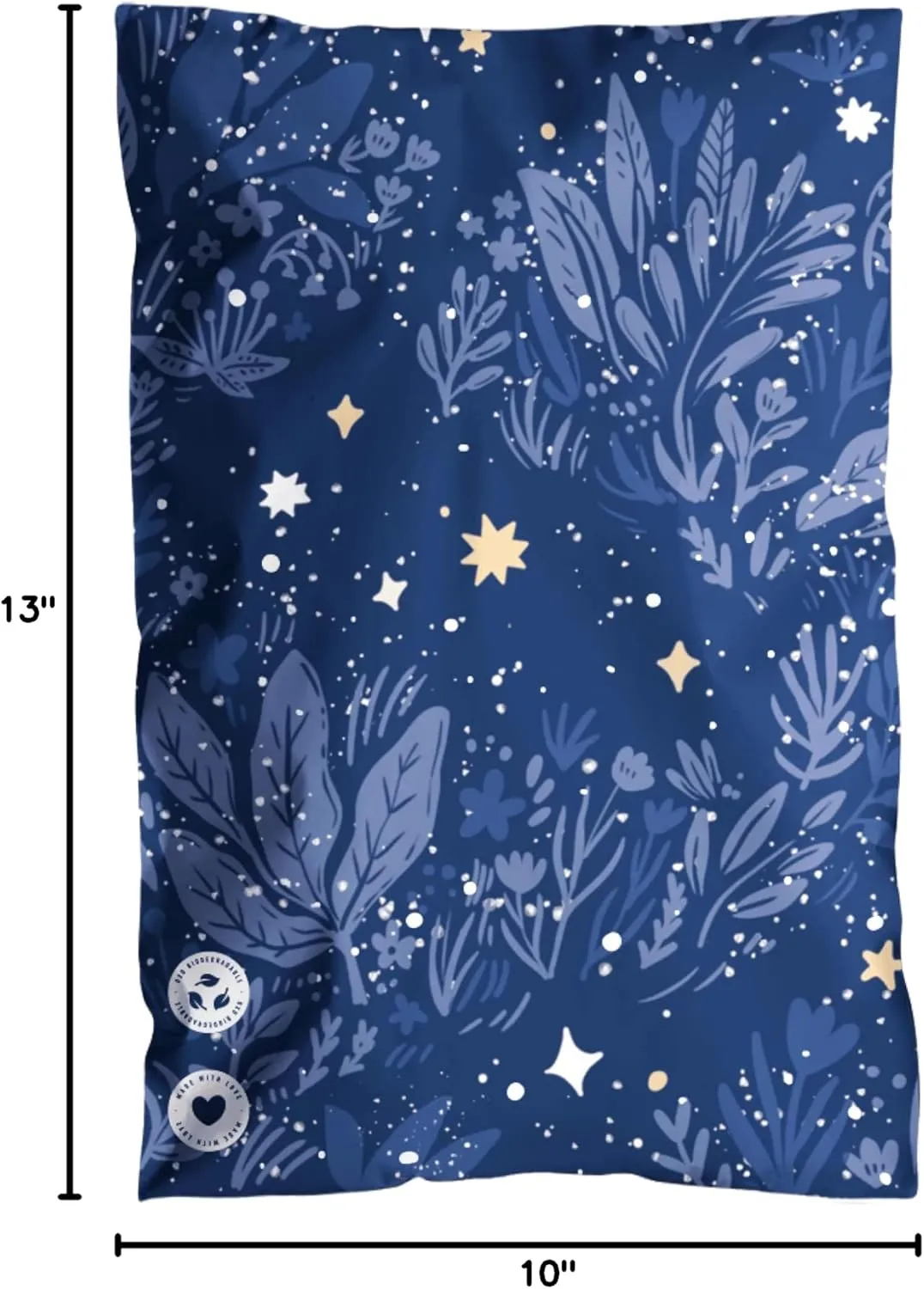 Poly Mailers 6x9-100 Pack Biodegradable Shipping Bags for Stationery and Small Accessories - Impack Self-Seal Waterproof Thick Mailing Envelope for Small Items - Midnight Indigo