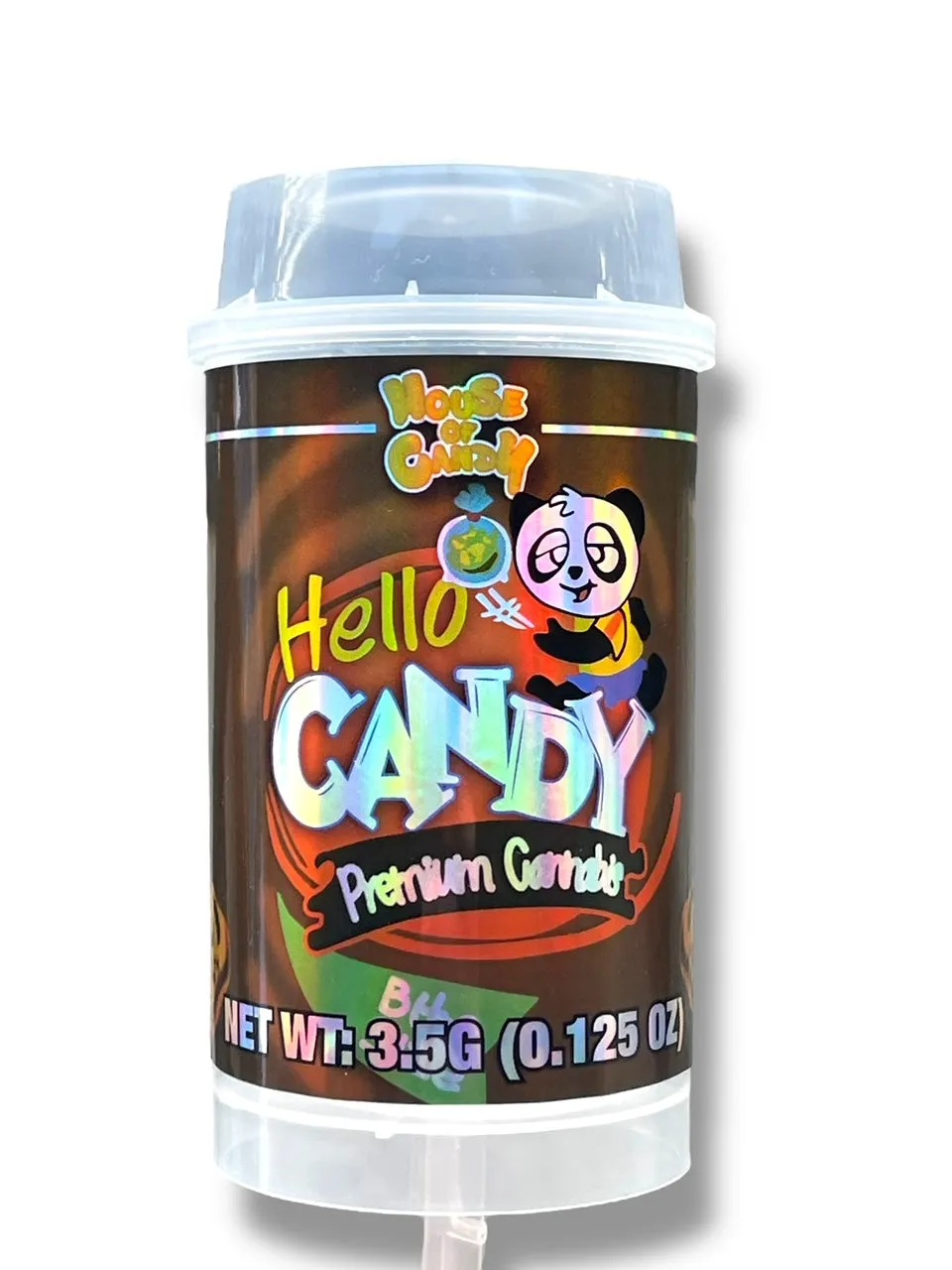 Popsicle Hello Candy 3.5 grams Container Holographic Sticker