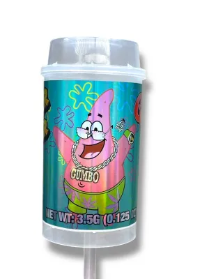 Popsicle Superstar Gumbo 3.5 grams Container Holographic Sticker