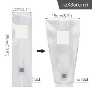 PP 6 Mil Sterilized Hydrated Grain Bag W/Self-Healing Injection Port 0.2Μm | resistant to high temperatures |