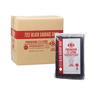 Premium Black Garbage Bags EHD - CTN250