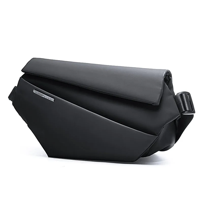 Premium Black Waterproof Crossbody Bag