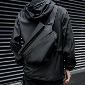 Premium Black Waterproof Crossbody Bag