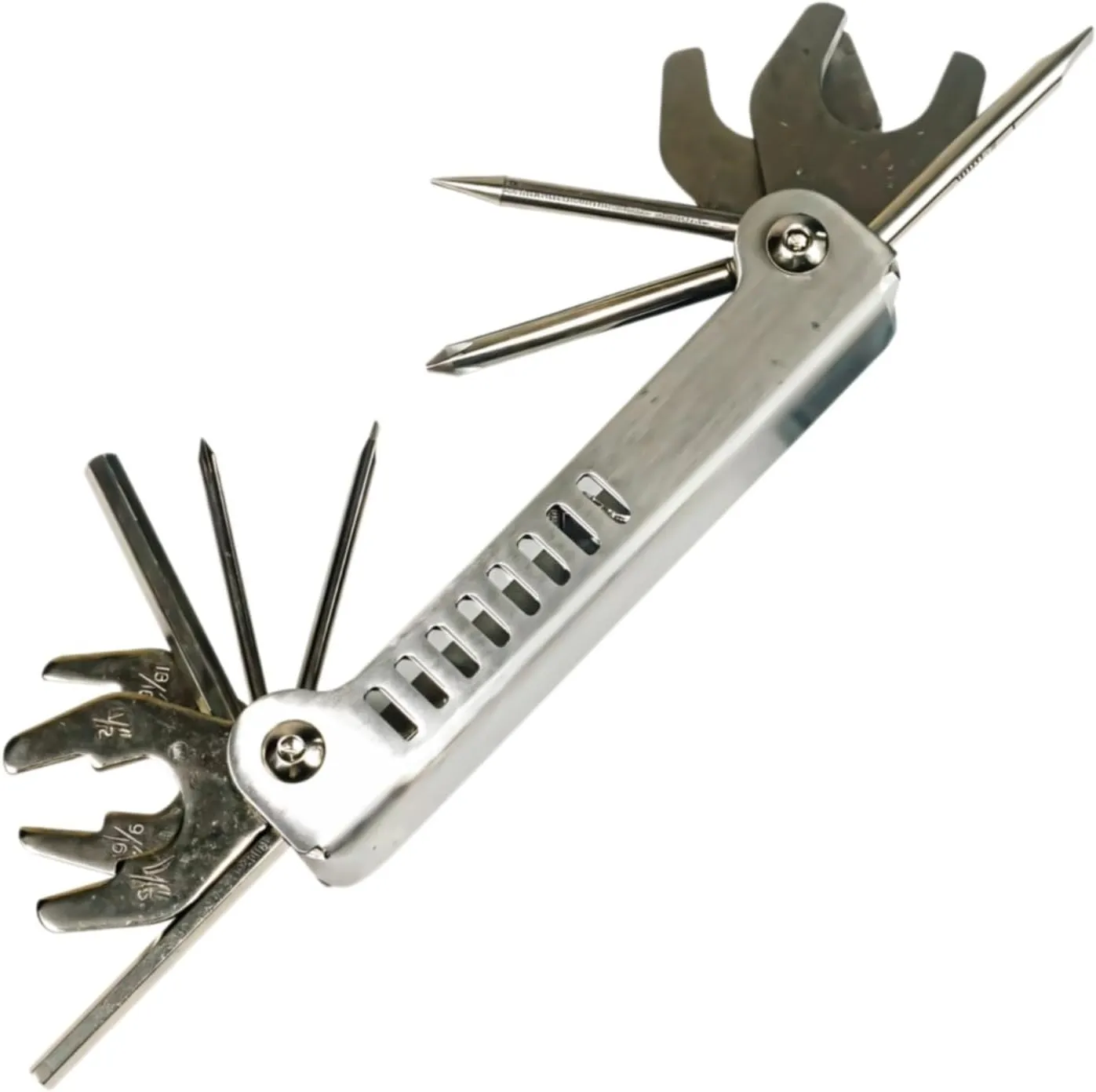 Professional 13-in-1 Scuba Multi-Tool, Stainless Steel Regulator and Tank Valve Repair Tool, Portable Diving Maintenance Tool