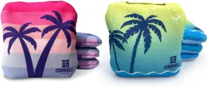 Professional Dual Sided Cornhole Bags- 16 oz 6x6 w/Premium Resin Fill - Official Tournament Slide/Stick Pro Bean Bags - Regulation/Approved