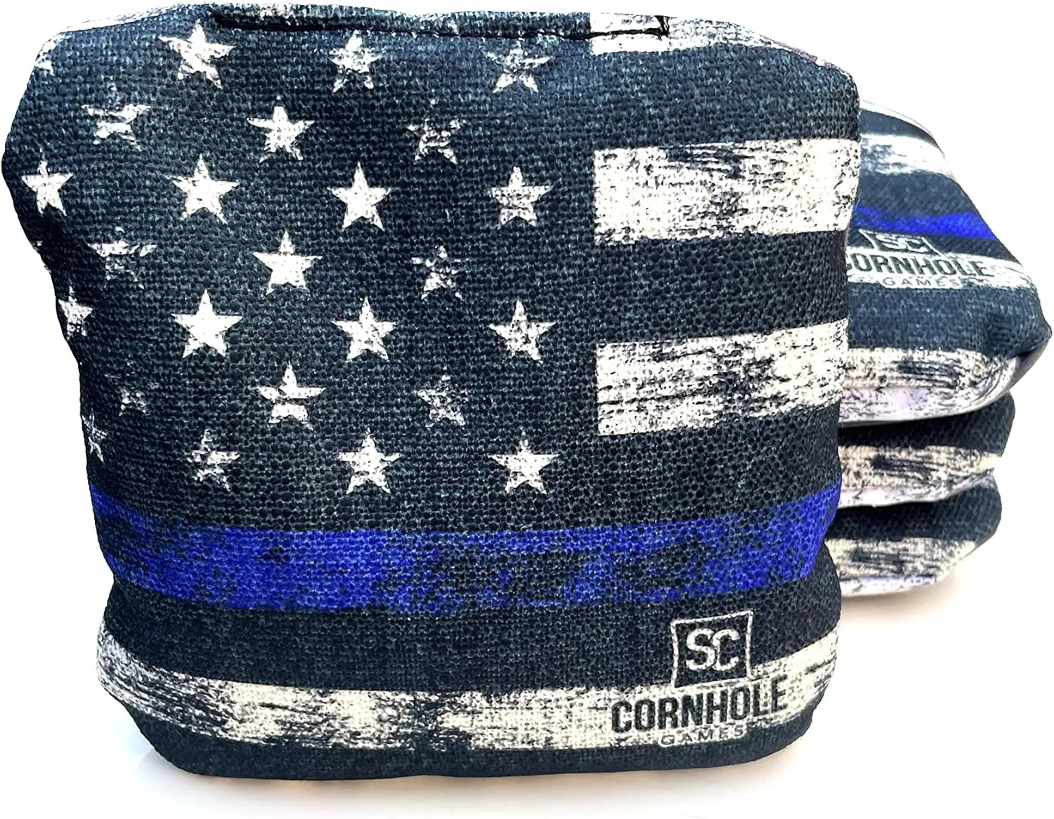 Professional Dual Sided Cornhole Bags- 16 oz 6x6 w/Premium Resin Fill - Official Tournament Slide/Stick Pro Bean Bags - Regulation/Approved