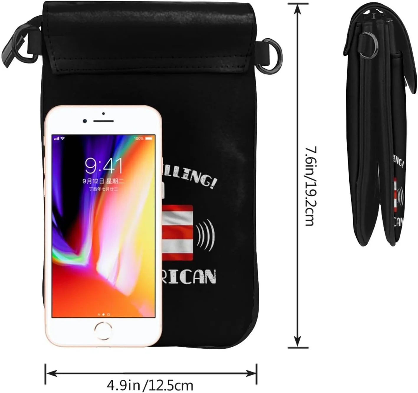 Puerto Rico Small Crossbody Bags For Women Cell Phone Bag Cross Body Purses Credit Card Security Pack