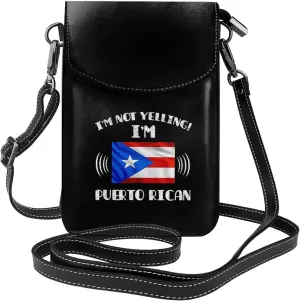 Puerto Rico Small Crossbody Bags For Women Cell Phone Bag Cross Body Purses Credit Card Security Pack