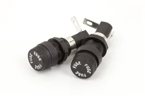 Pure Vintage Fuse Holders and Caps, (2), Genuine Fender