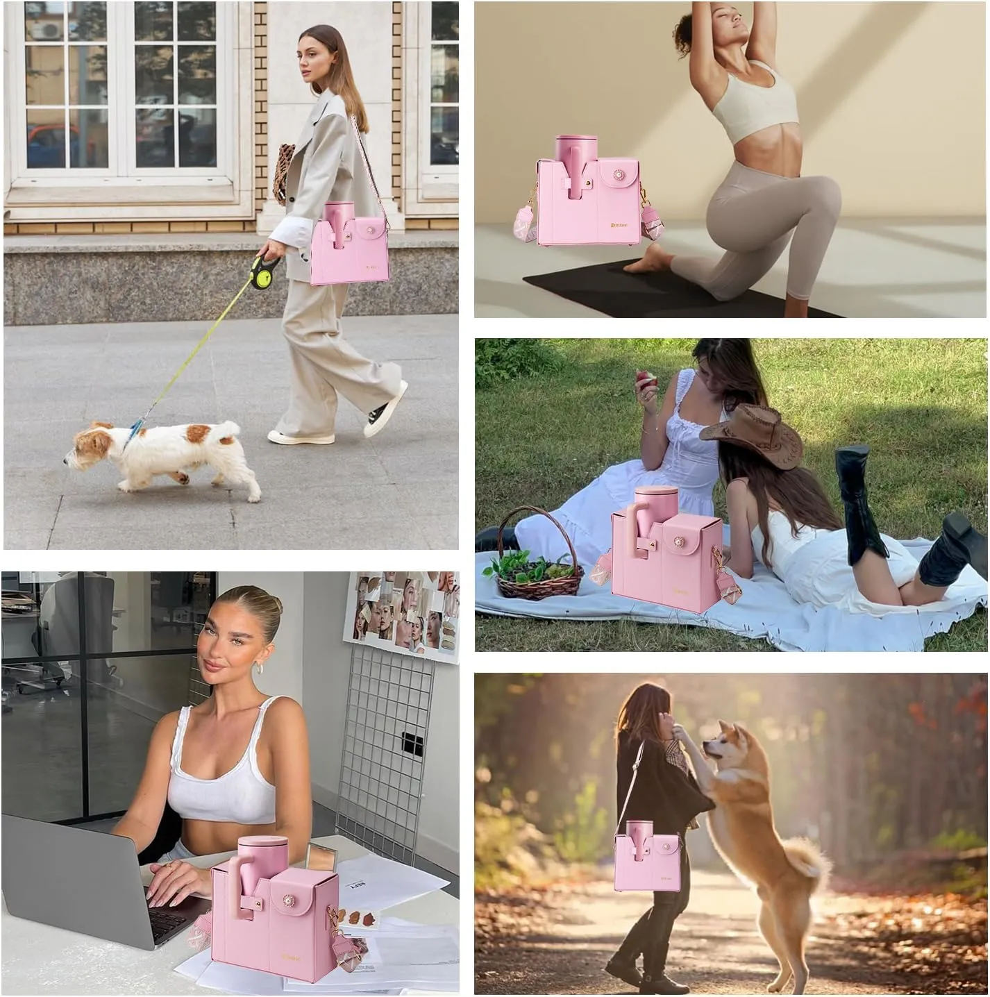 Purse for stanley cup purse, stanley cup bag, Tumbler holder, water bottle carrier,Outdoor Portable Crossbody Cup Storage Bag