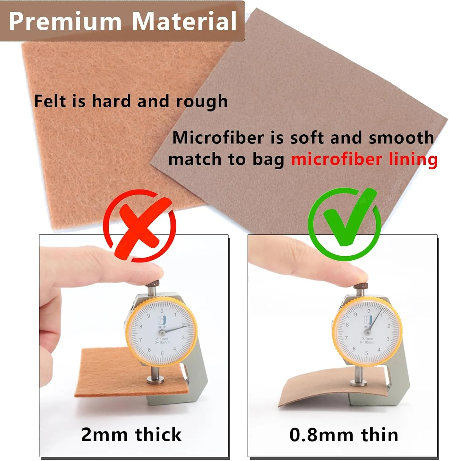 Purse Insert Organizer for Hermes Evelyne TPM, Mini Organizer Handbag Liner (Brown, Evelyne 16 TPM)