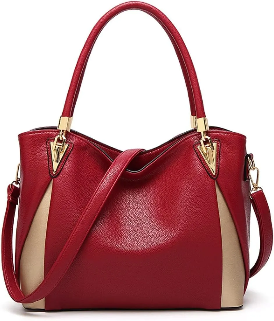 Purses and Handbags for Women Top Handle Bags PU Leather Satchel Totes Shoulder Bag