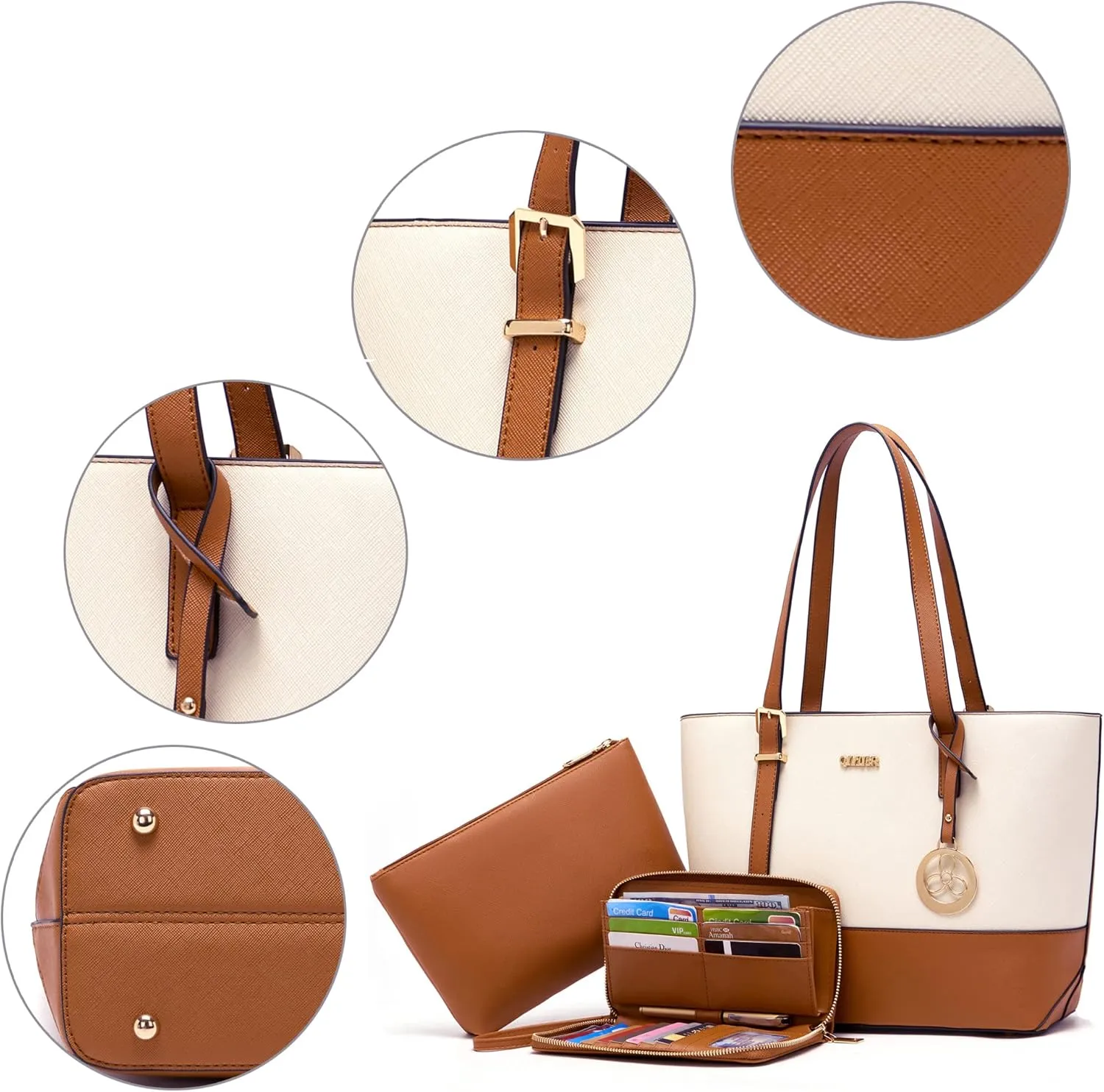 Purses And Wallets Set For Women Work Tote Satchel Handbags Shoulder Bag Top Handle Totes Purse With Matching Wallet