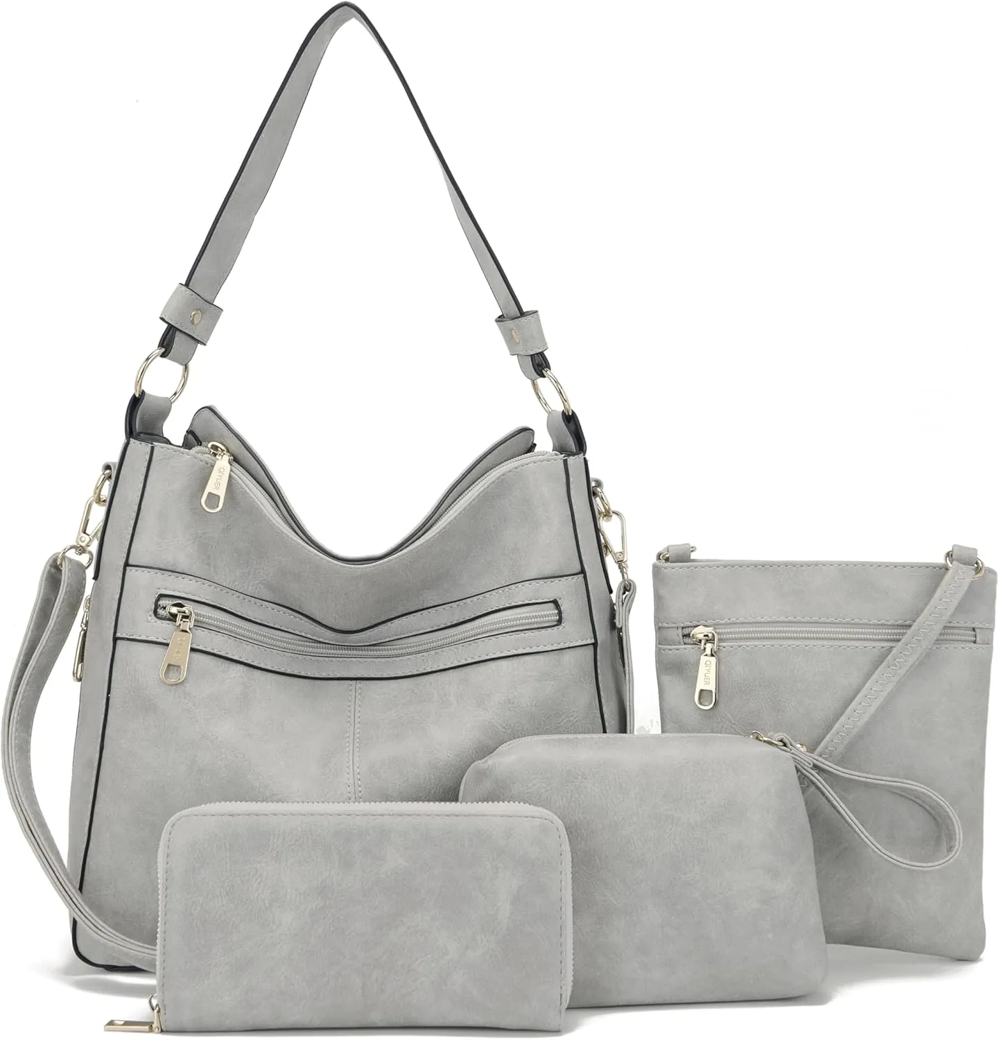 Purses For Women Handbags And Wallet Set Large Hobo Crossbody Bag Ladies Purse Totes 4 PCS