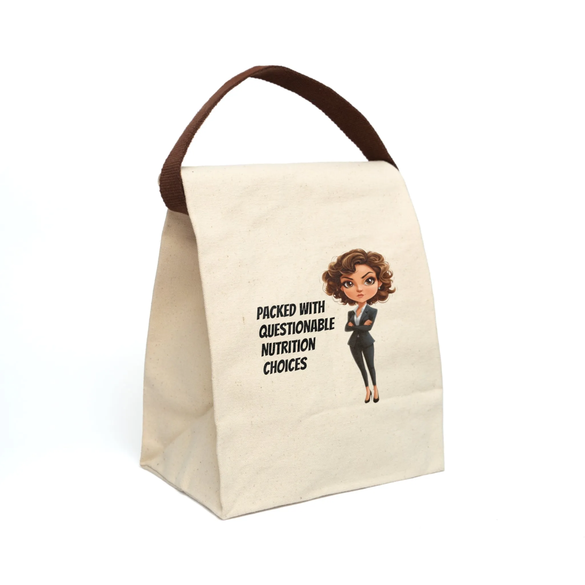 Questionable Choices Canvas Lunch Bag