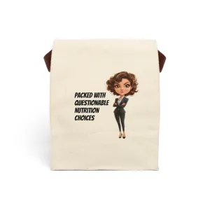 Questionable Choices Canvas Lunch Bag
