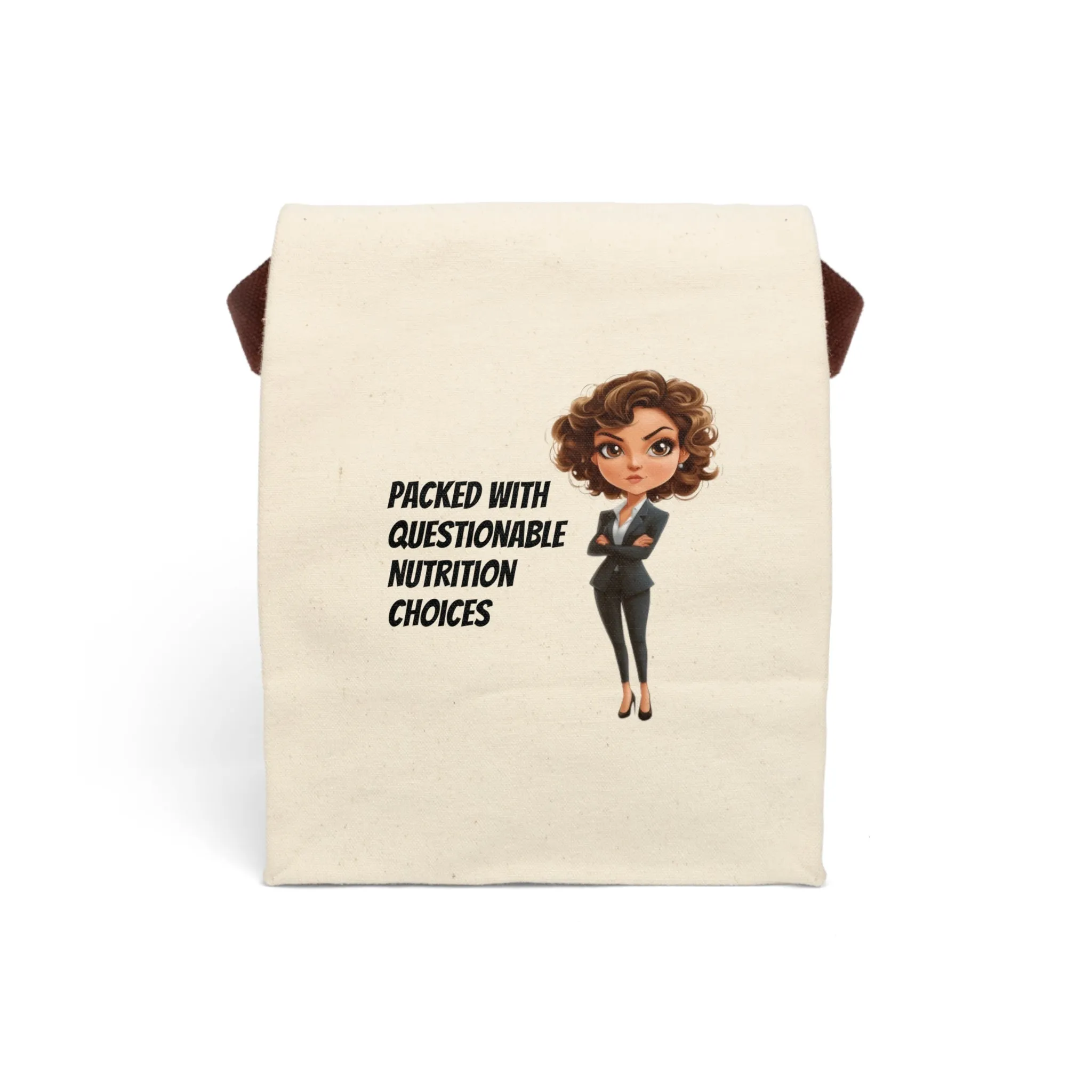 Questionable Choices Canvas Lunch Bag