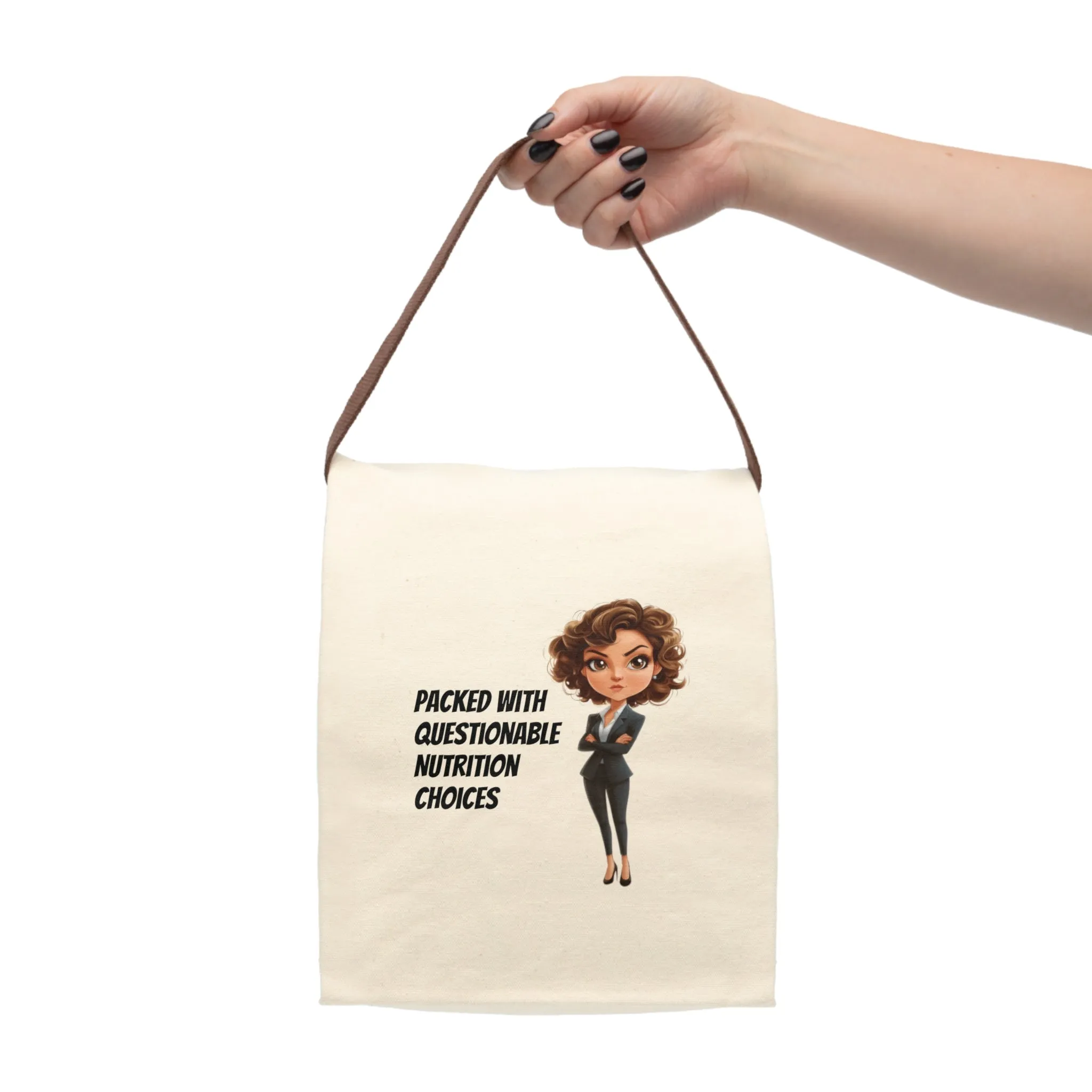 Questionable Choices Canvas Lunch Bag