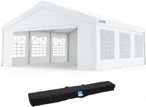 Quictent 16x20ft Party Tent Heavy Duty Outdoor Canopy Tent Carport Wedding Event Shelter BBQ Wedding Tents for Parties with Storage Bags(Church)