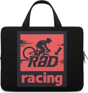Rad Racing Cycling Bikes Laptop Sleeve Portable Waterproof Computer Bag Pouch Handbag Protective Sleeve