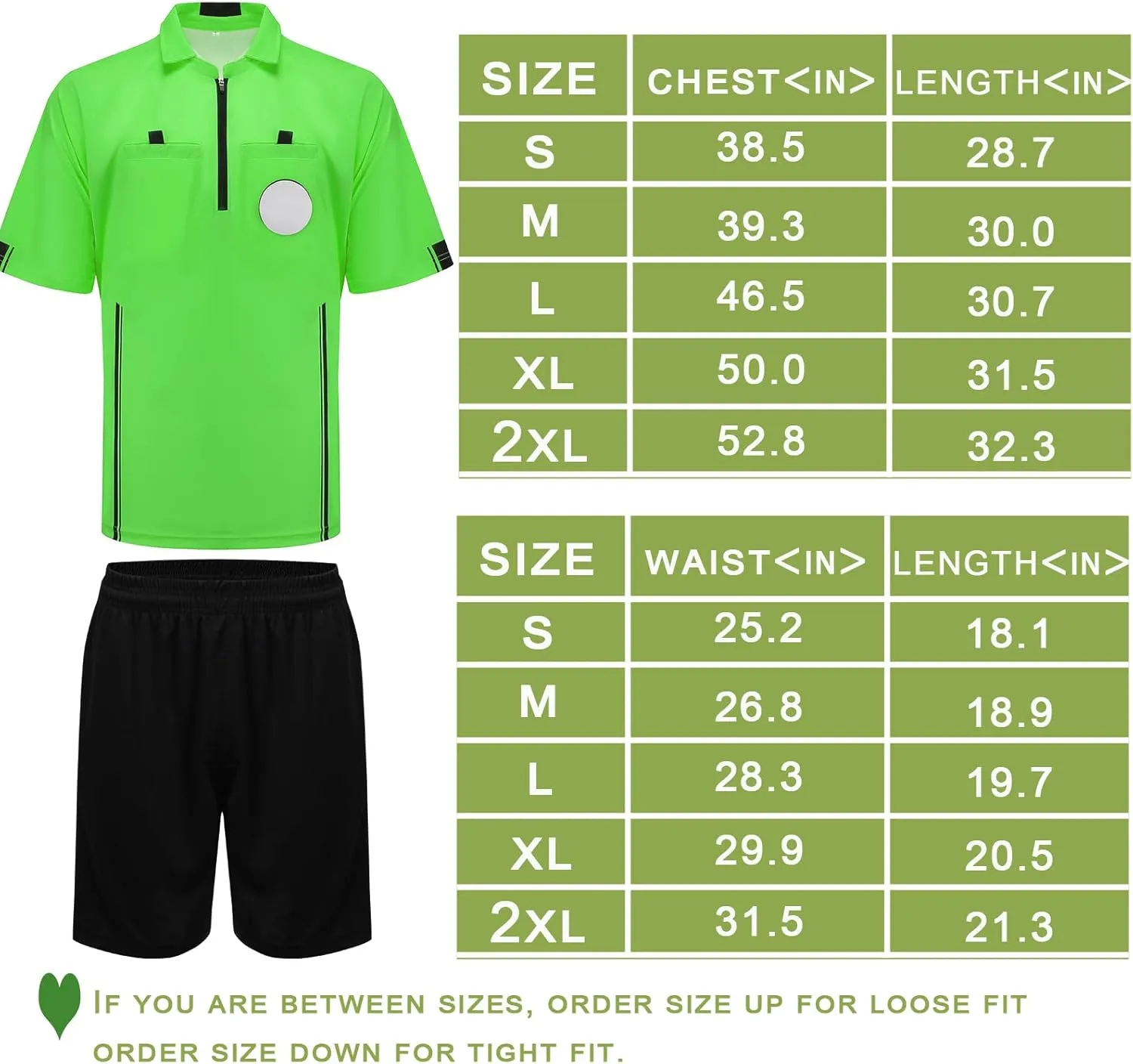 redgino Soccer Referee Kit Pro Soccer Referee Shirt Jersey,Ref Costume Shorts,Coach Whistle,Referee Socks, Linesman Flags and Cards Umpire Uniform Sport Accessory for Adult Teenager