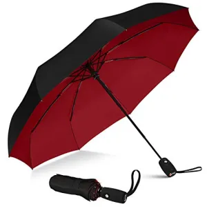 Repel Umbrella Windproof Travel Umbrella - Compact, Light, Automatic, Strong and Portable - Wind Resistant, Small Folding Backpack Umbrella for Rain - Men and Women