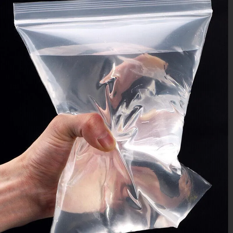 Resealable Zip Bags 100PCS 19Sizes