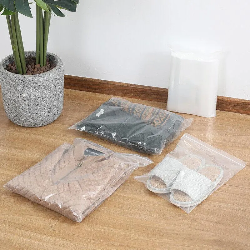 Resealable Zip Bags 100PCS 19Sizes