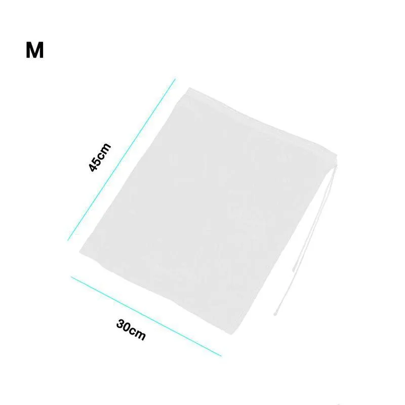 Reusable Nylon Fine Mesh Food Strainer Filter Bag 5-10PCS