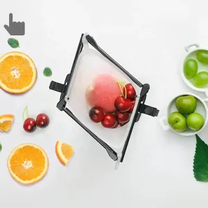 Reusable Silicone Food Storage Bag Set Leakproof Lock Reusable Flat Bottom Freezer Bags, Sandwich Bags, Silicone Food Grade Kids Snack Bags, BPA Free Microwave Dishwasher Safe (1 Pc)