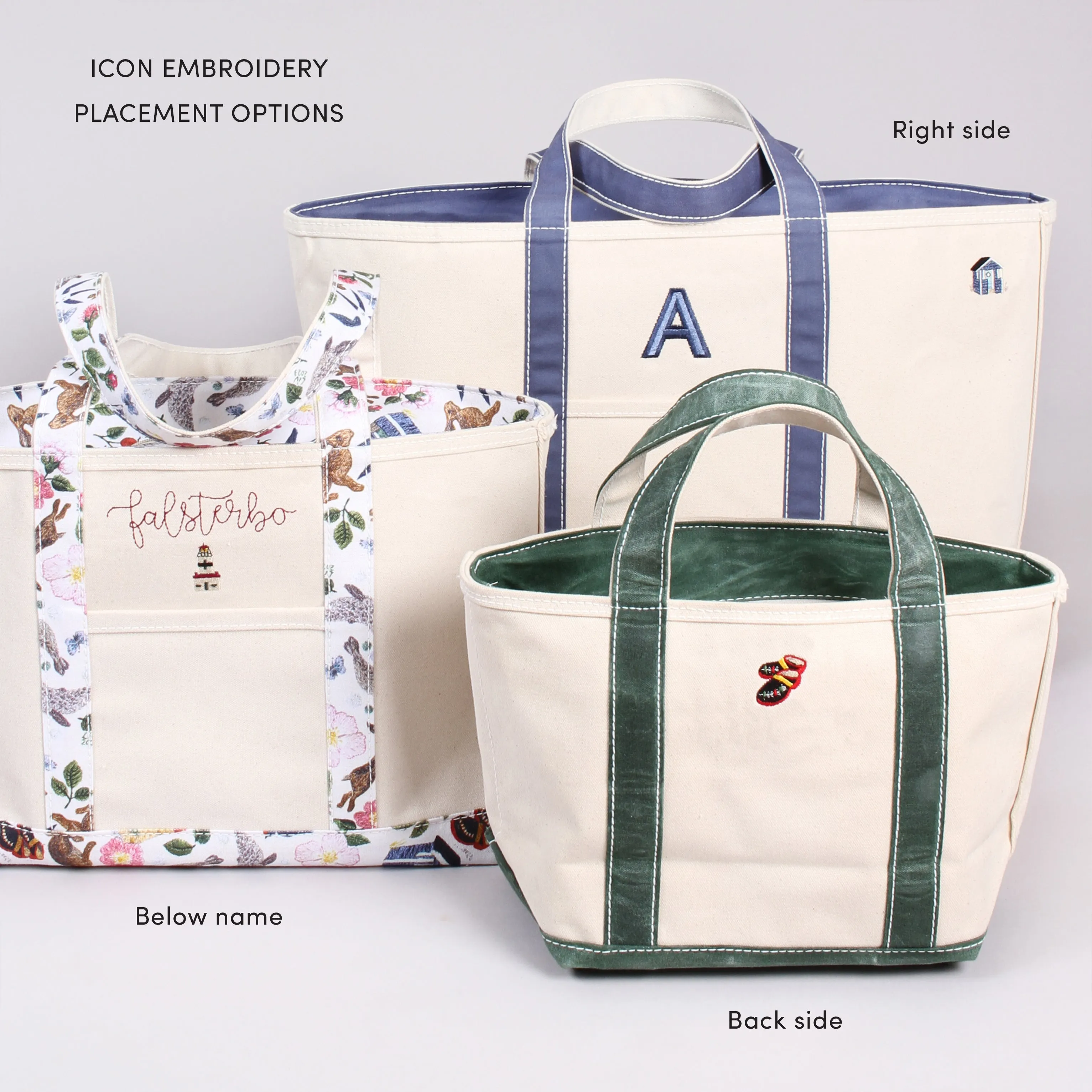 Reused Denim Tote Bag - Dark Indigo