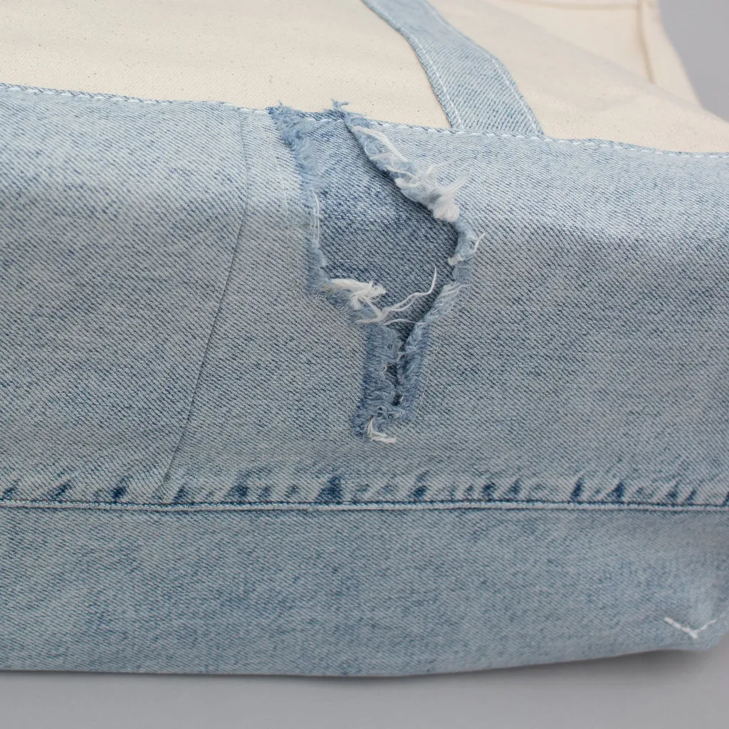 Reused Denim Tote Bag - Light Indigo